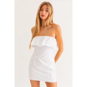 Ruffled Tube Dress