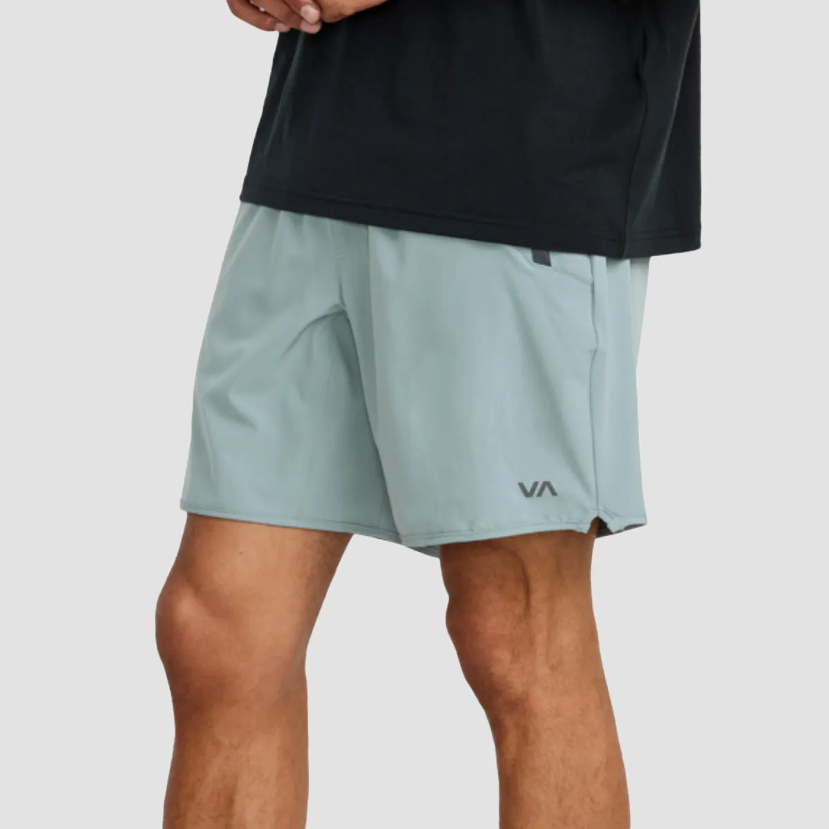 RVCA VA Sport Yogger Stretch 17" Performance Shorts Lead