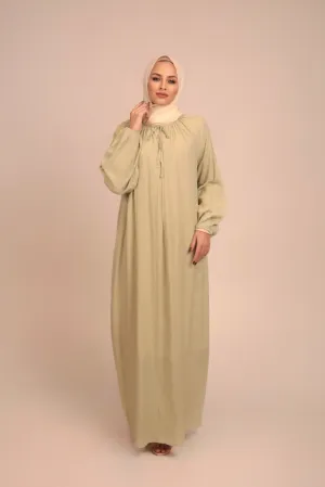 Sahara Maxi Abaya - Mint Tea