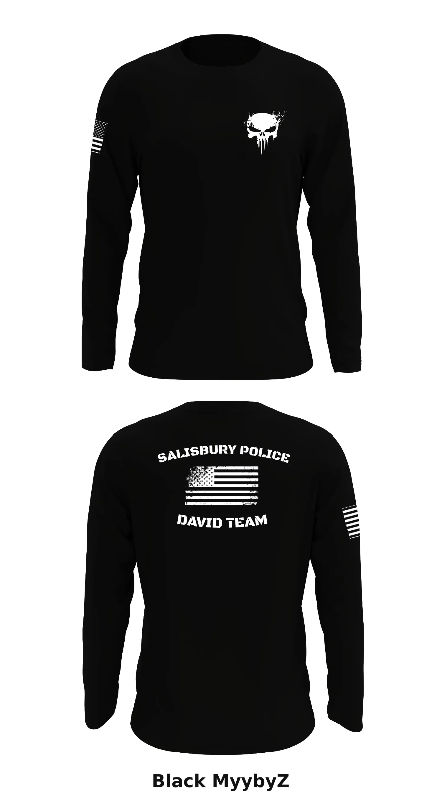 Salisbury PD/David team Store 1 Core Men's LS Performance Tee - MyybyZ
