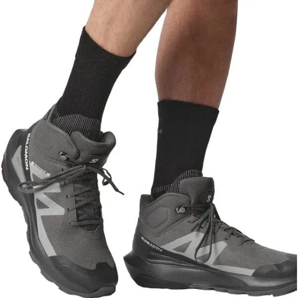 Salomon Mens Elixir Activ Mid Gtx Hiking Boot Magnet Phantom Sharkskin