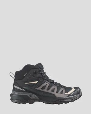 Salomon X Ultra 360 Mid GTX Women's Hiking Boots - Black/Plum Kitten/Shale