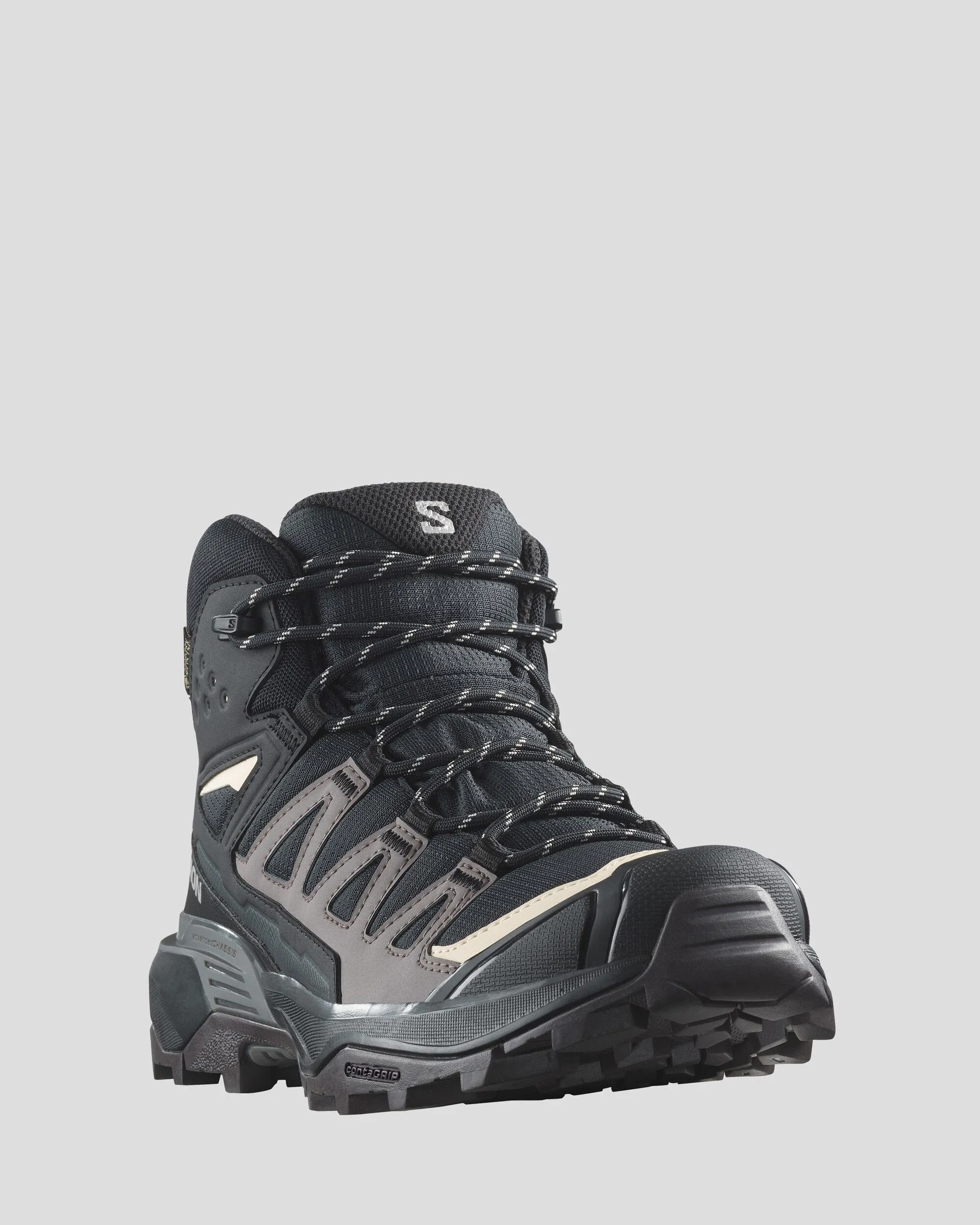 Salomon X Ultra 360 Mid GTX Women's Hiking Boots - Black/Plum Kitten/Shale
