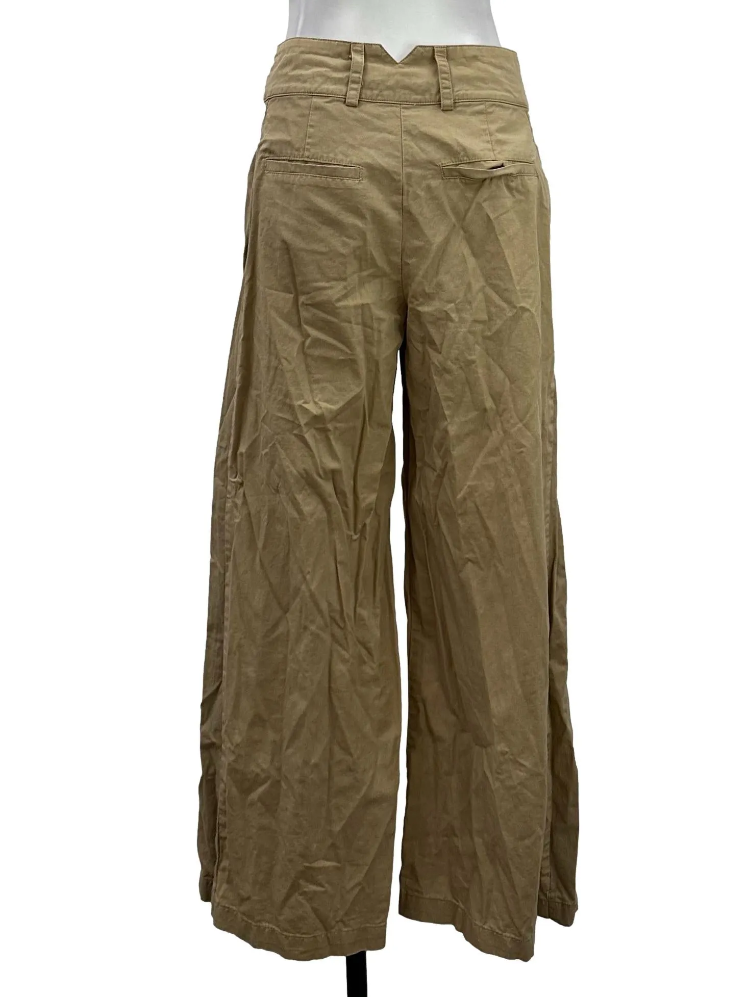 Sand Beige Overlap Pants
