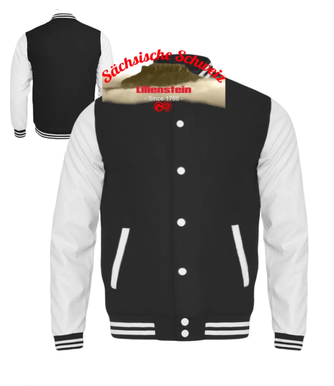 Sächsiche Schweiz - Lilienstein  - Kinder College Sweatjacke