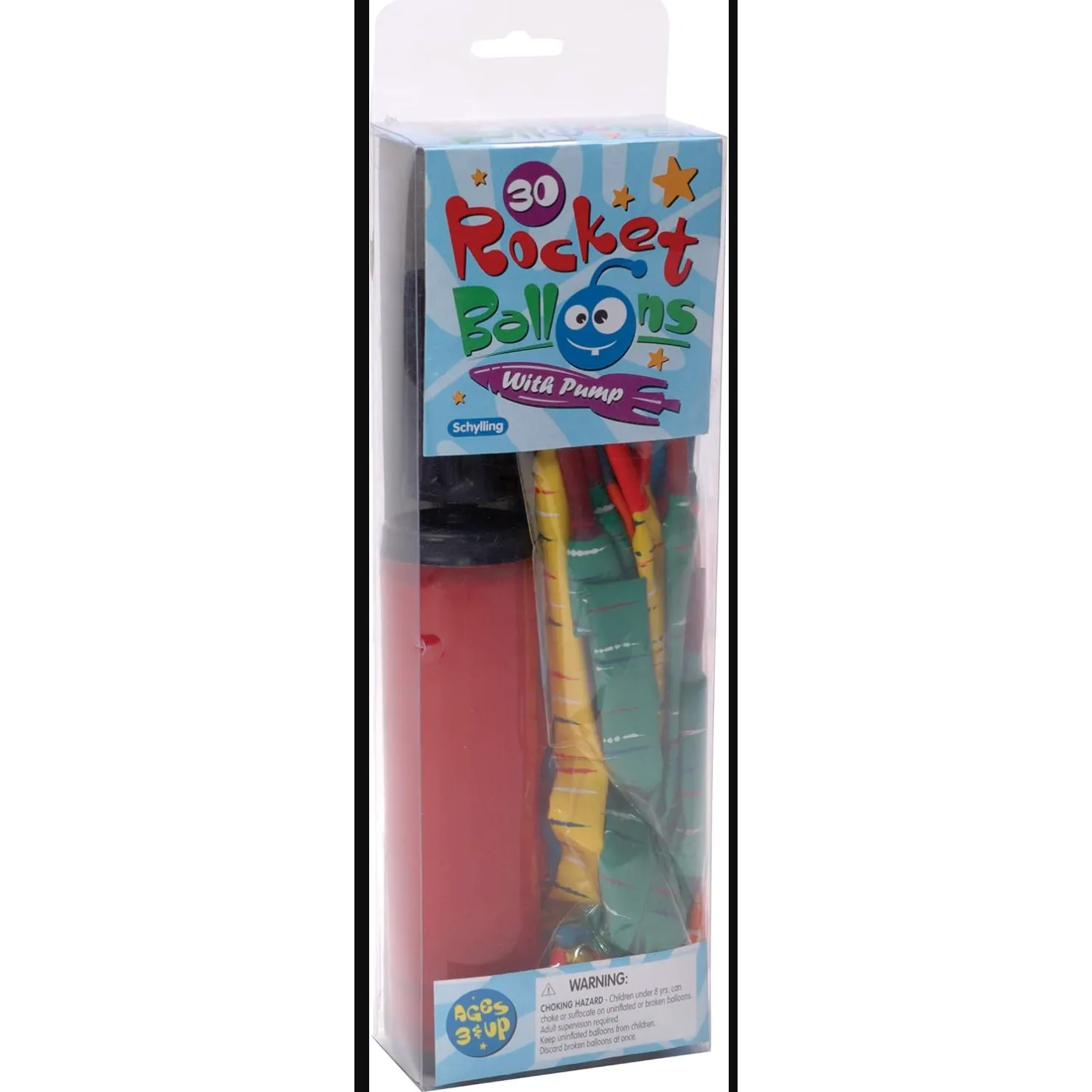 Schylling Rocket Balloons and Pump