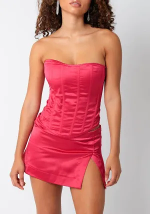 Sculpted Corset Tube Top