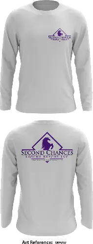 Second Chances Equine Rescue Store 1  Core Men's LS Performance Tee - QBhjsJ