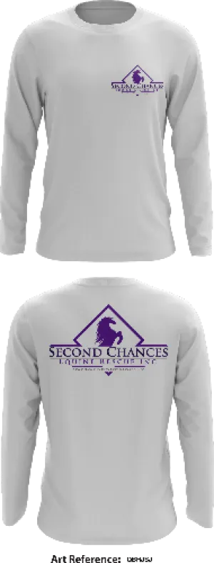 Second Chances Equine Rescue Store 1  Core Men's LS Performance Tee - QBhjsJ