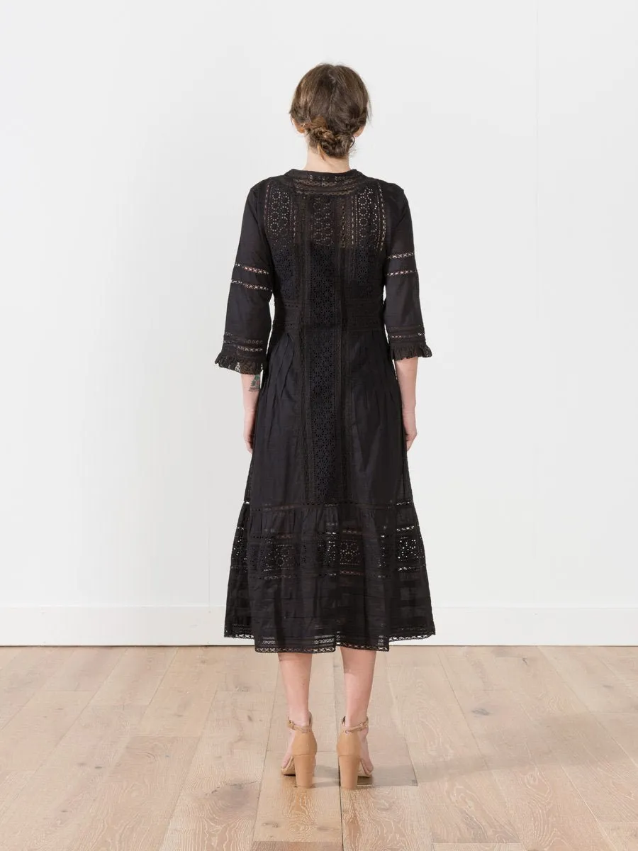 sevi lace maxi dress
