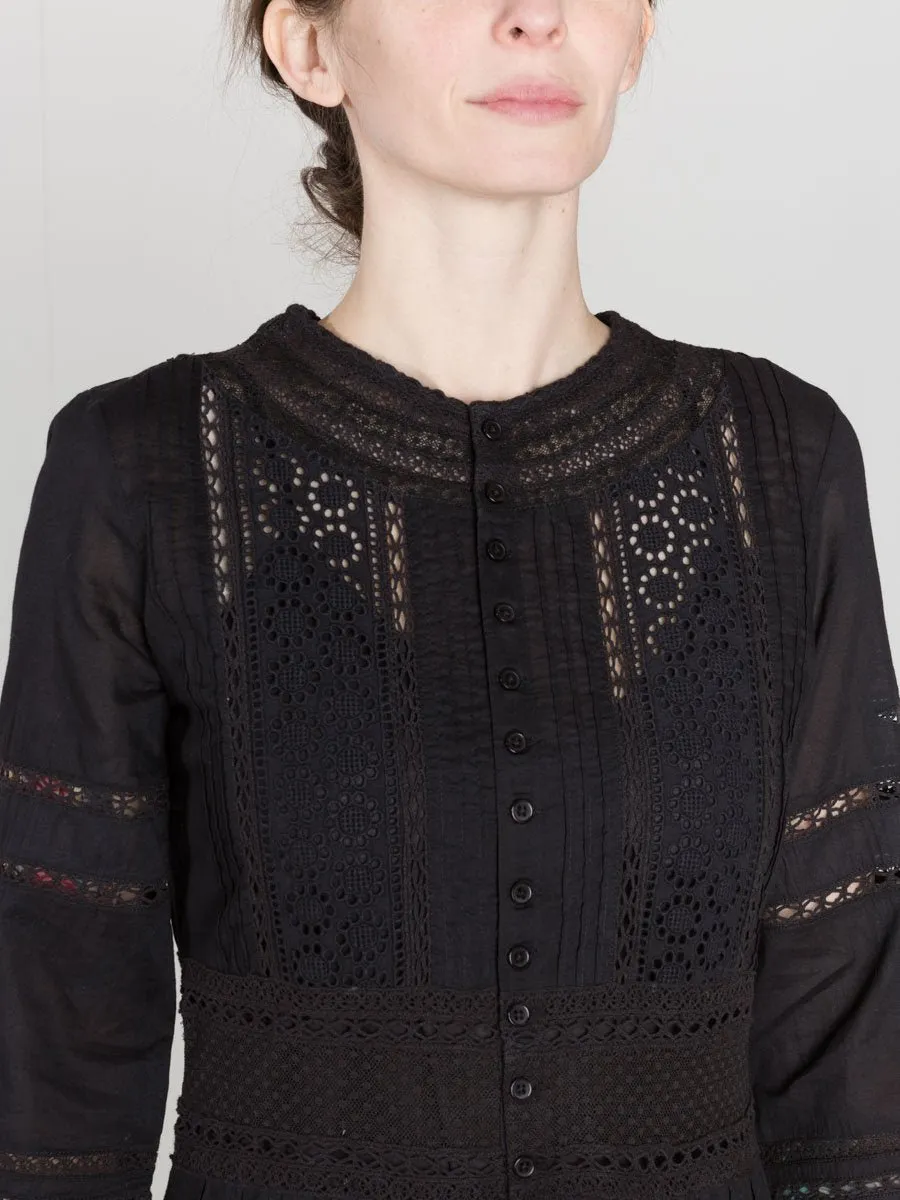 sevi lace maxi dress