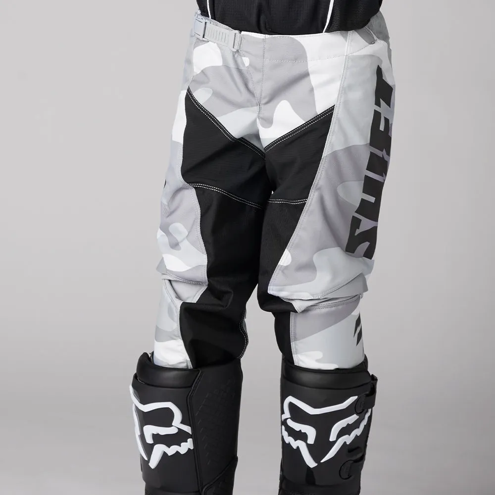 SHIFT YOUTH G.I. FRO WHIT3 PANT LE [BLACK CAMO]