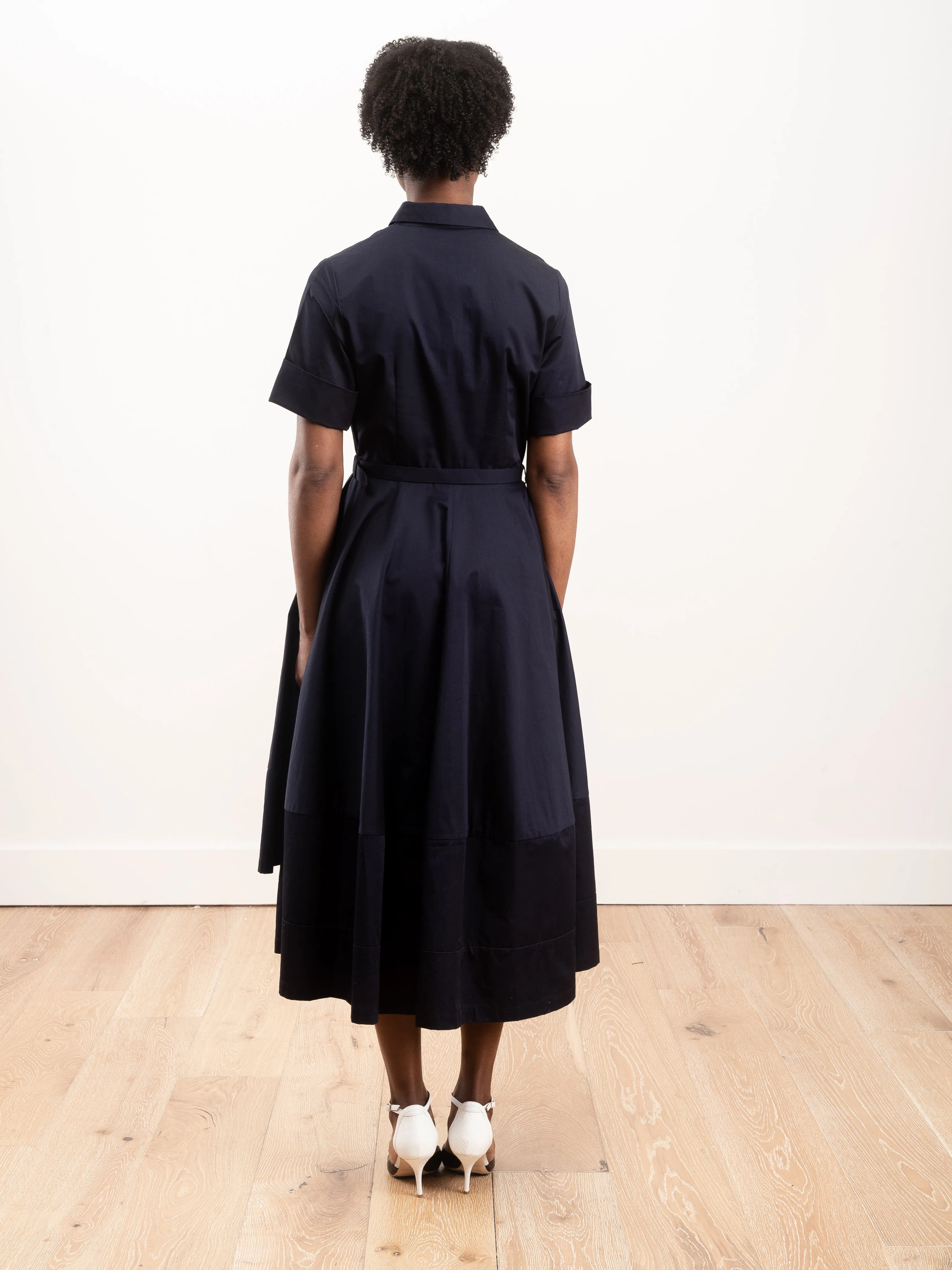 shirt dress - navy