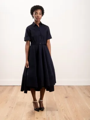 shirt dress - navy