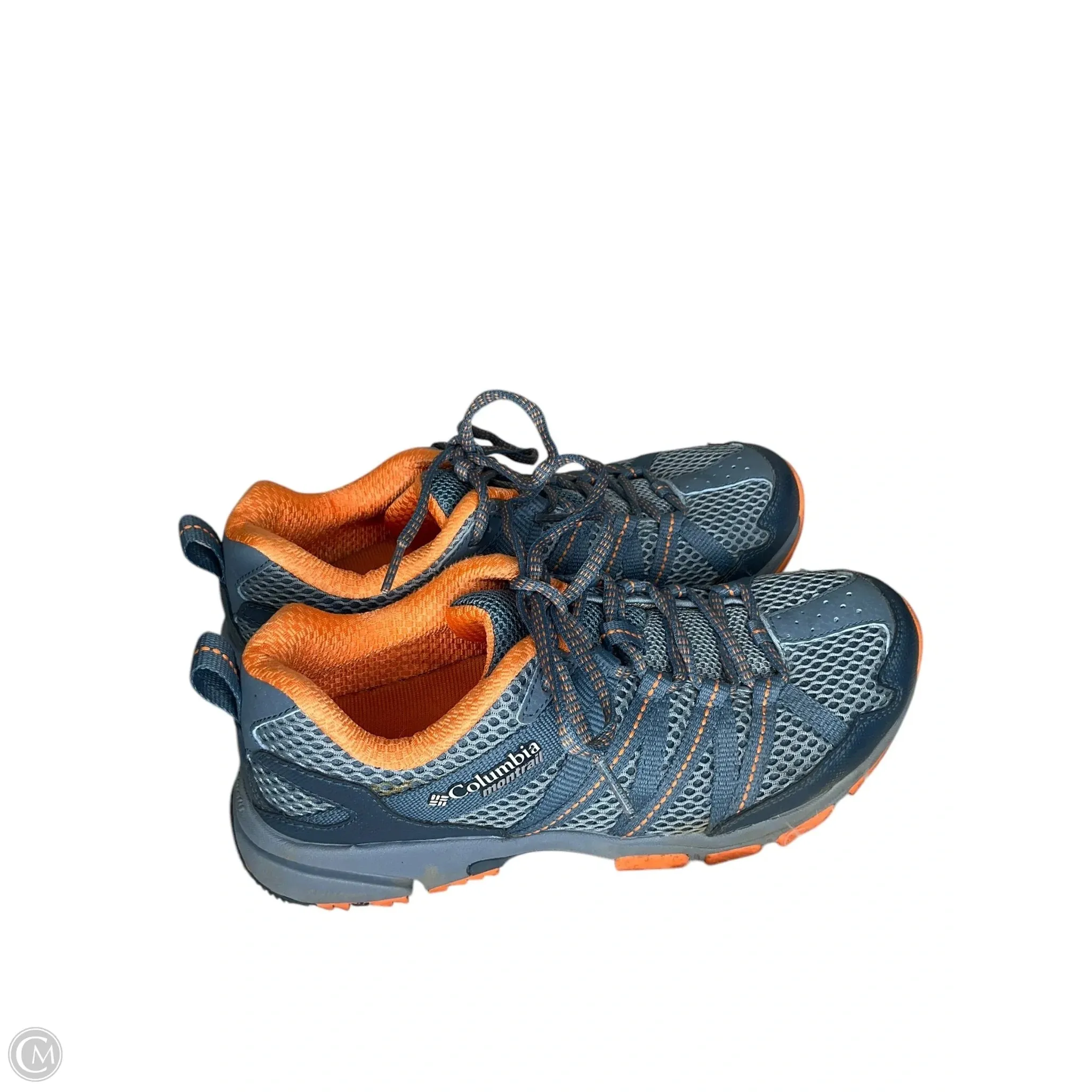 Shoes Hiking By Columbia In Blue & Orange, Size: 9.5