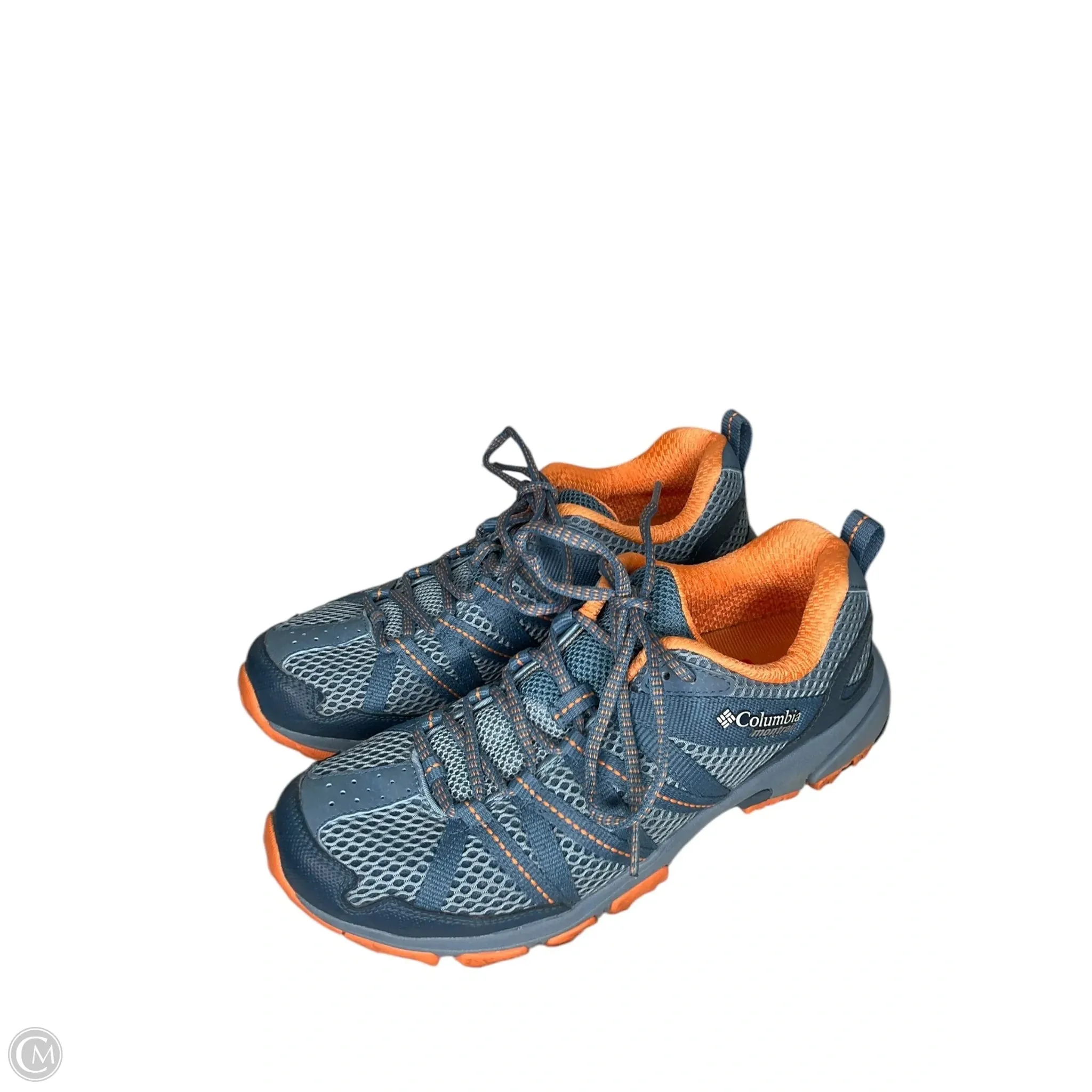 Shoes Hiking By Columbia In Blue & Orange, Size: 9.5