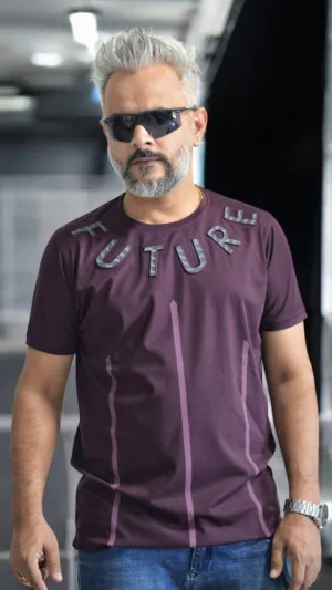Shortcut Imported Men's Regular Fit T-Shirt FUTURE
