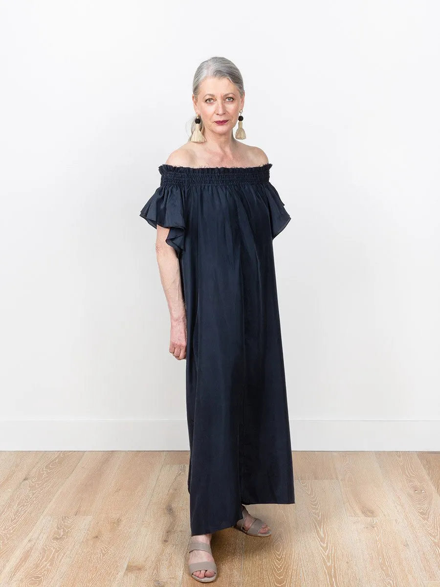 silk hydra dress