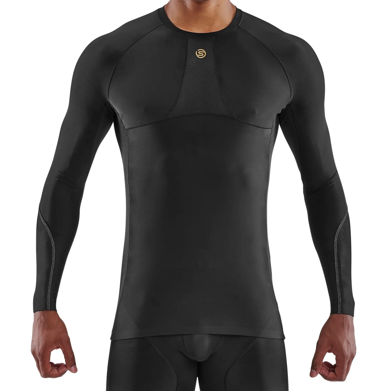 Skins Men's Series 5 Long Sleeve Top - Black