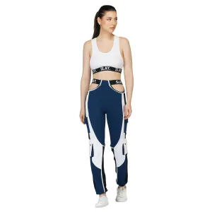 SLAY. Women's Activewear White Crop Top