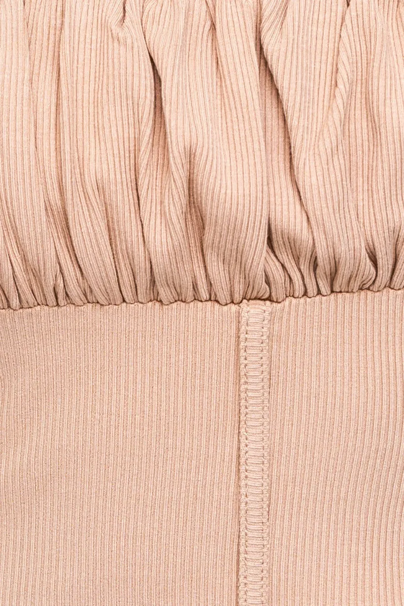 Sleeveless Peasant Crop Top