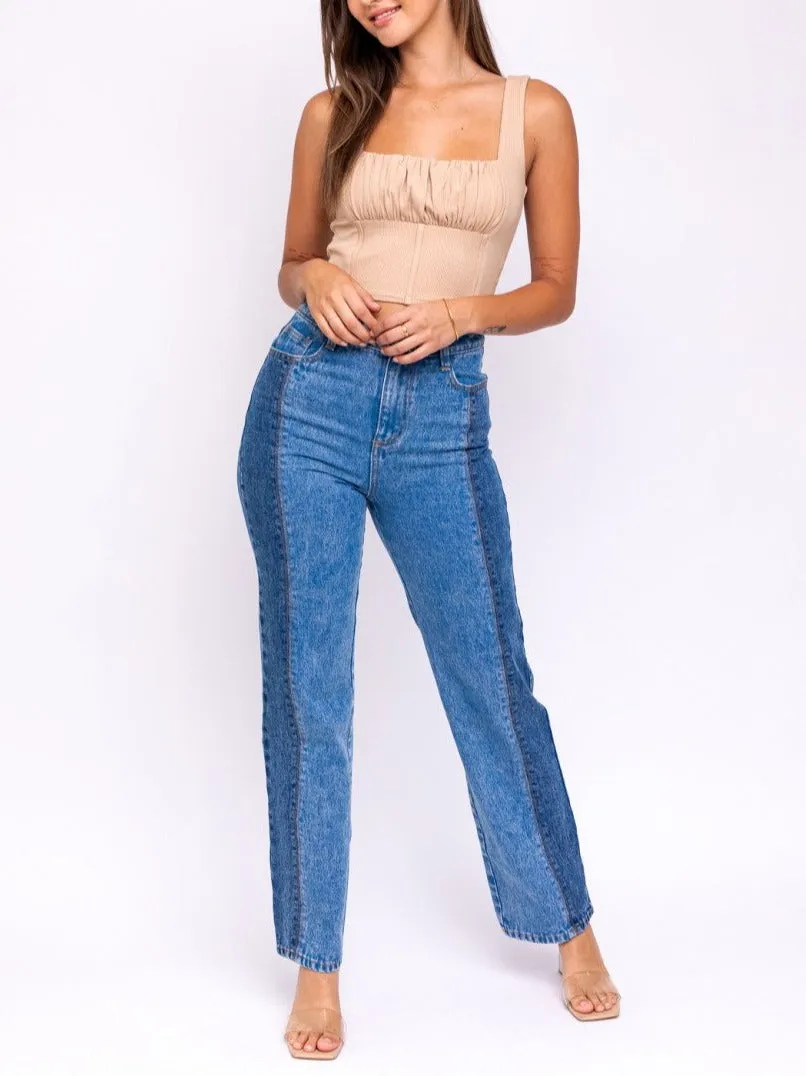 Sleeveless Peasant Crop Top