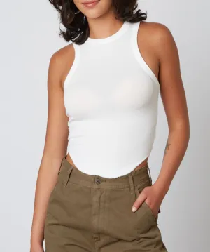 Sleeveless Ribbed Tank Top