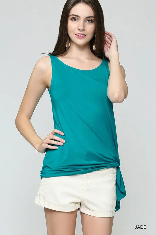 Sleeveless Tie Shirt