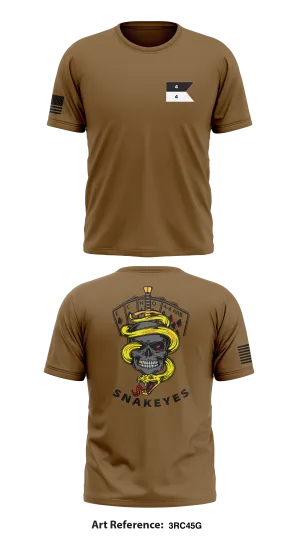 SNAKEYES Store 1 Core Men's SS Performance Tee - 3RC45g