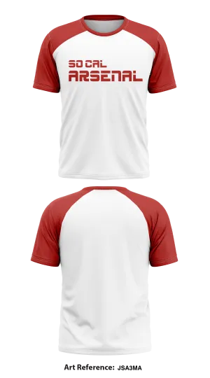 So cal Arsenal Store 1 Core Men's SS Performance Tee - JSa3Ma