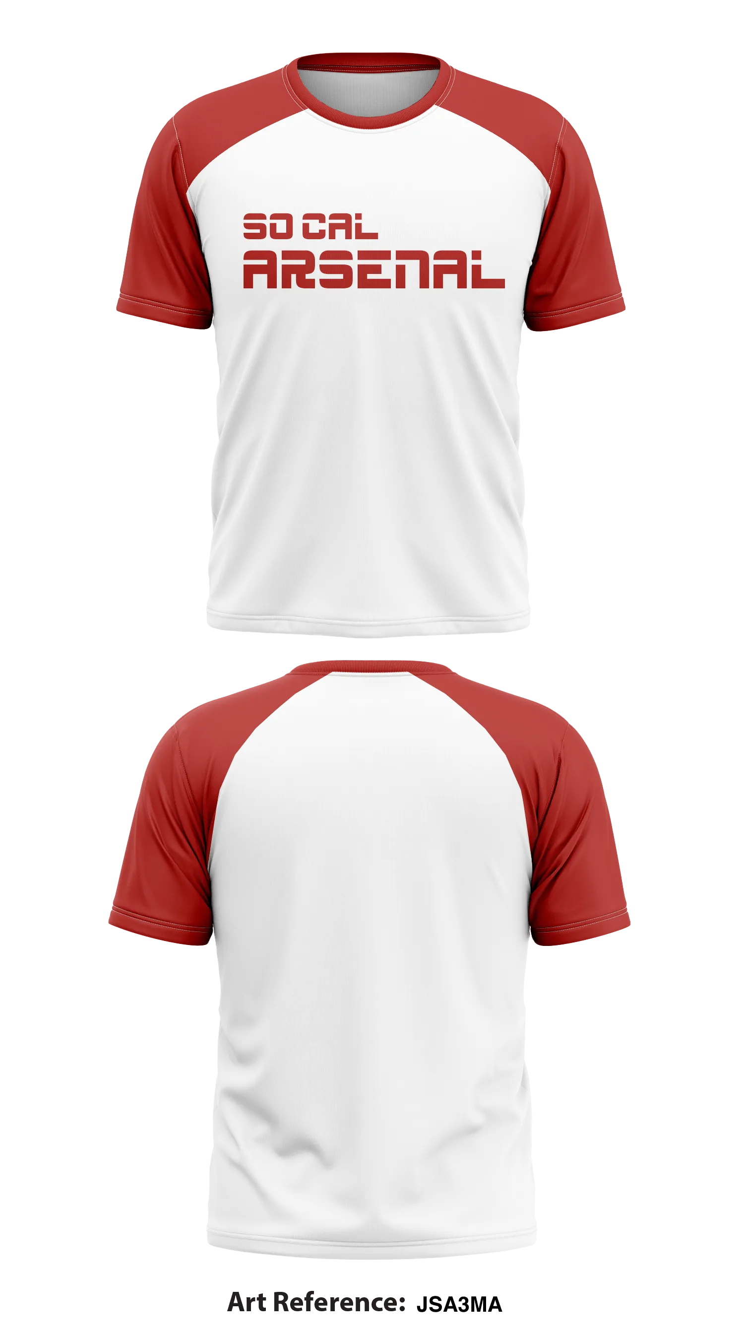 So cal Arsenal Store 1 Core Men's SS Performance Tee - JSa3Ma