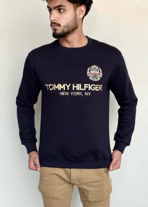 SOFT COTTON FLEECE SWEATSHIRT'S-BLUE