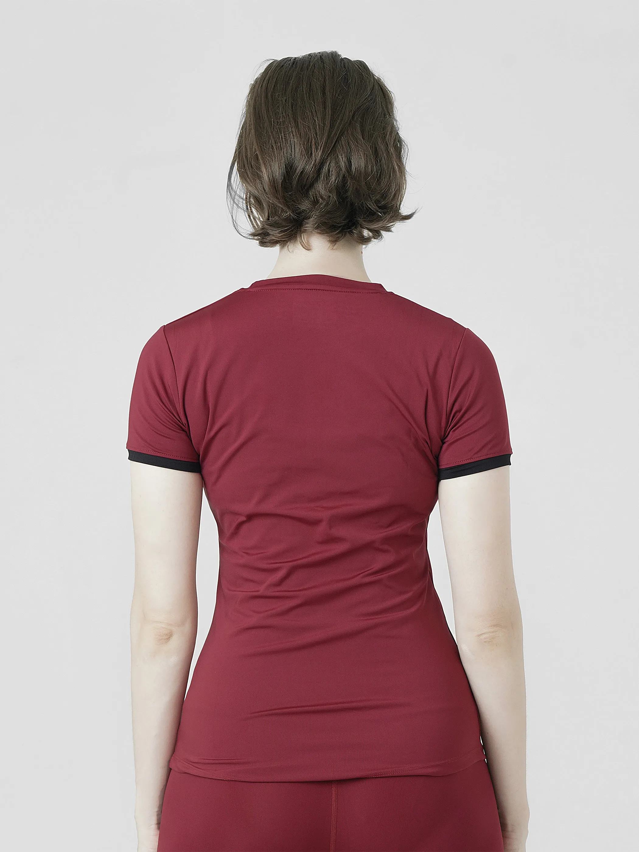 Sonora Tee in Maroon