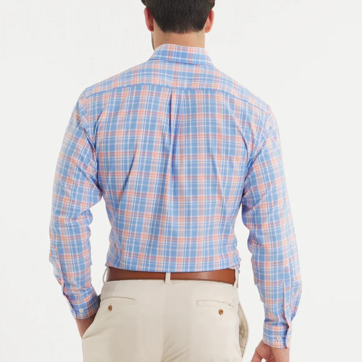 Southern Marsh Grainger Performance Plaid Dress Shirt