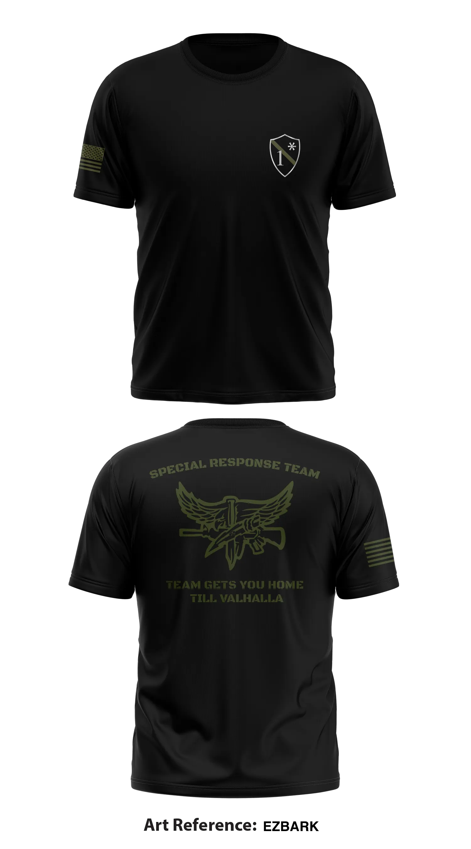 Special Response Team Store 1 Core Men's SS Performance Tee - ezBaRk