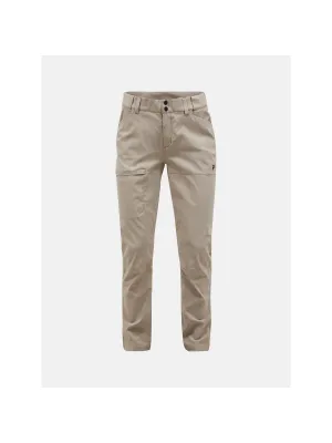 Spodnie Peak Performance W Iconiq Pants beżowy