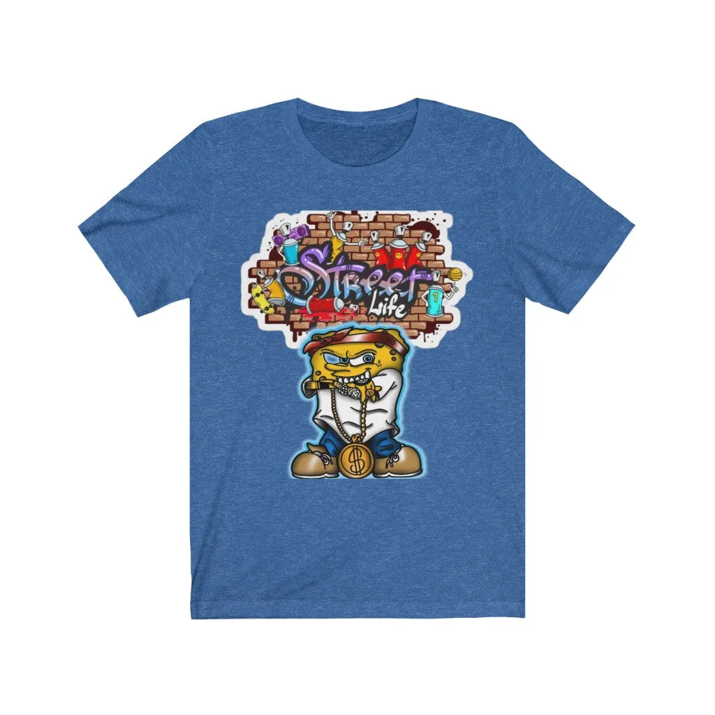 Sponge Bob Street life Unisex Jersey Short Sleeve Tee