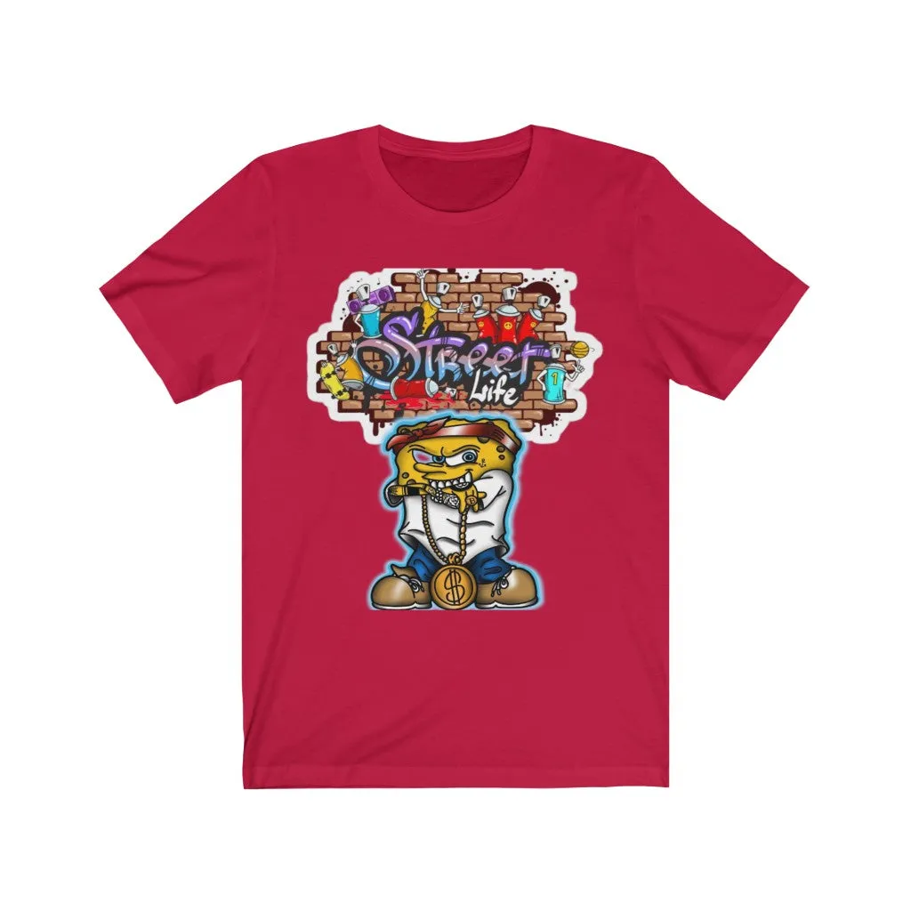 Sponge Bob Street life Unisex Jersey Short Sleeve Tee