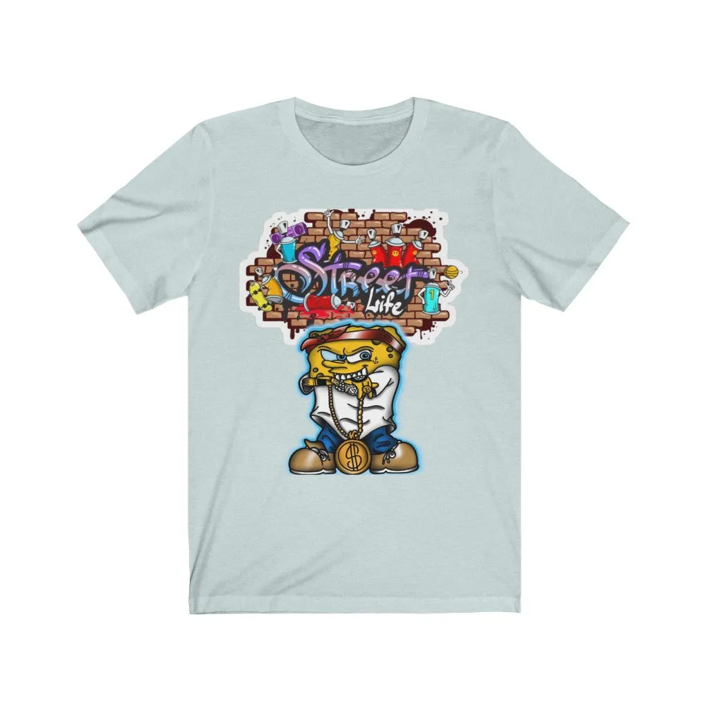 Sponge Bob Street life Unisex Jersey Short Sleeve Tee