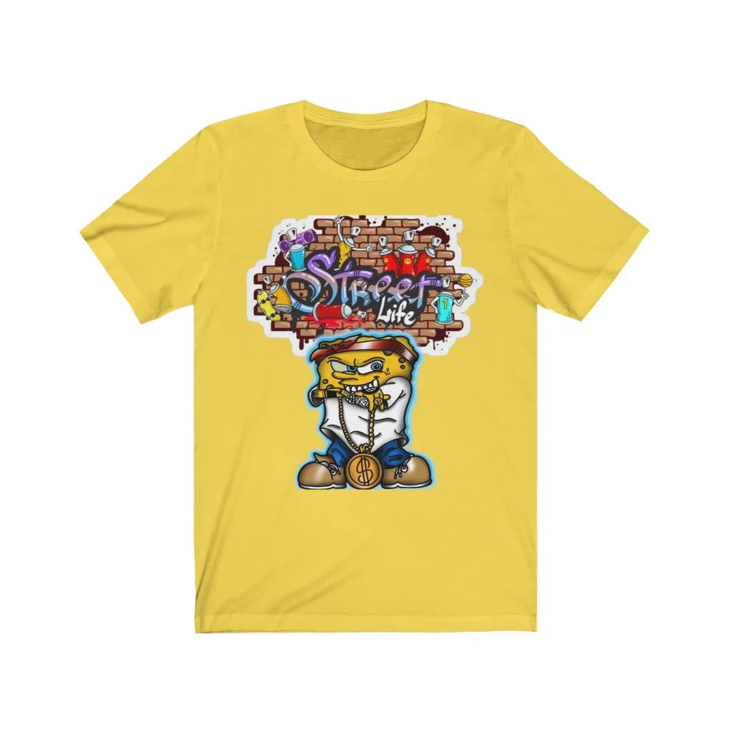 Sponge Bob Street life Unisex Jersey Short Sleeve Tee