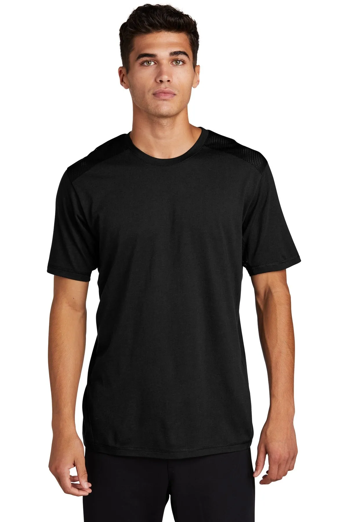 Sport-Tek ¨ PosiCharge ¨ Tri-Blend Wicking Draft Tee. ST410