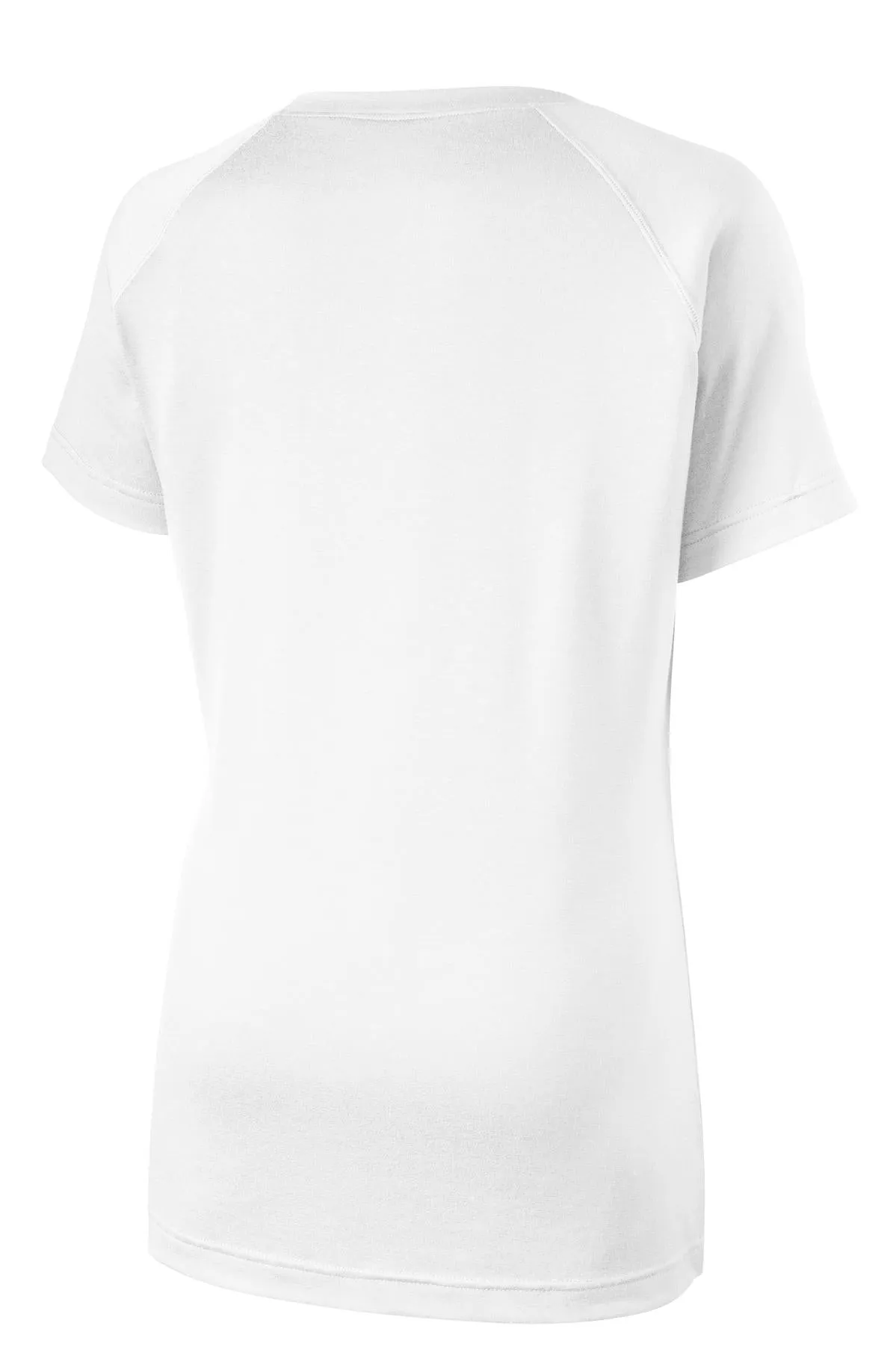 Sport-Tek Women's Ultimate Performance V-Neck. LST700 White