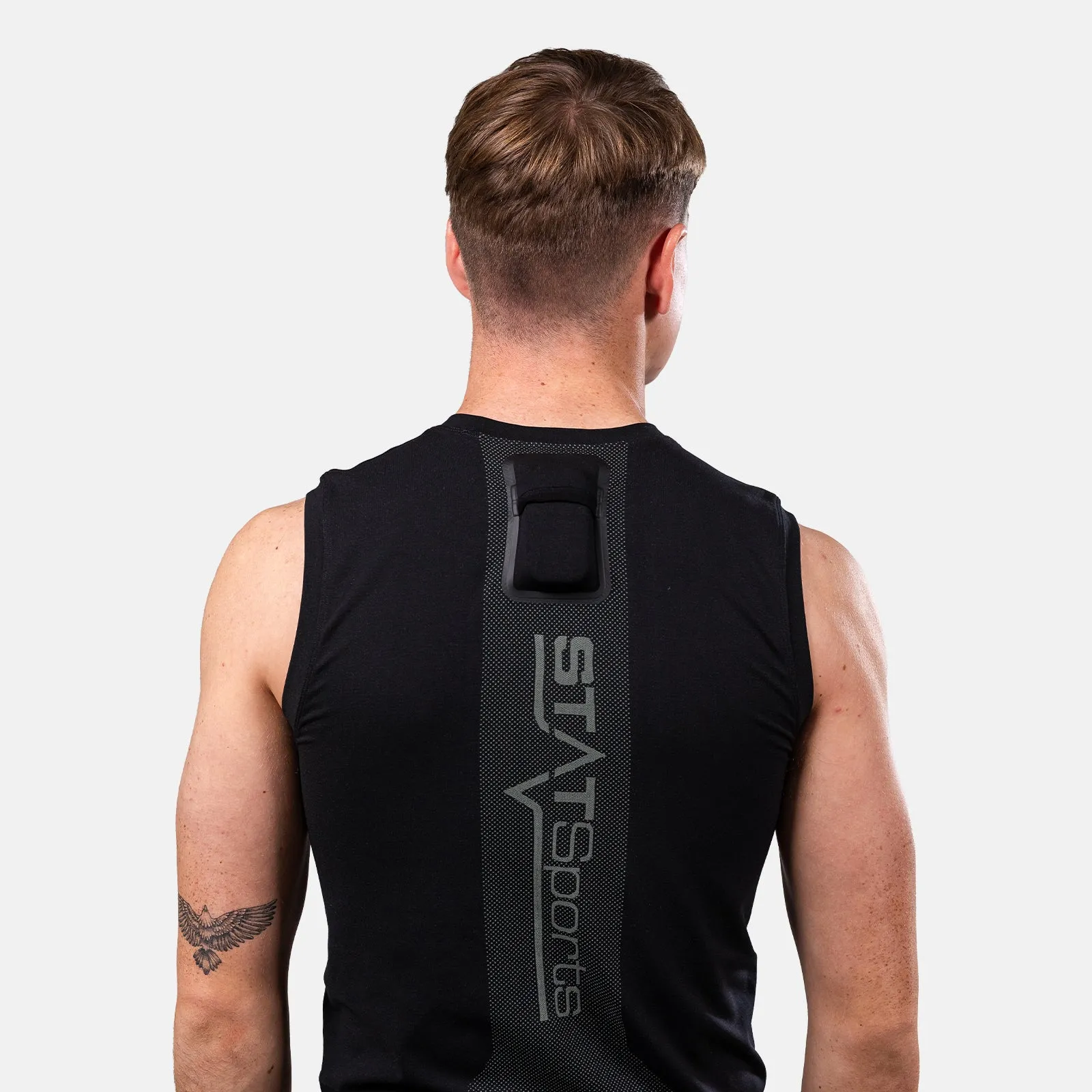 STATSports Performance Sleeveless Baselayer - Black