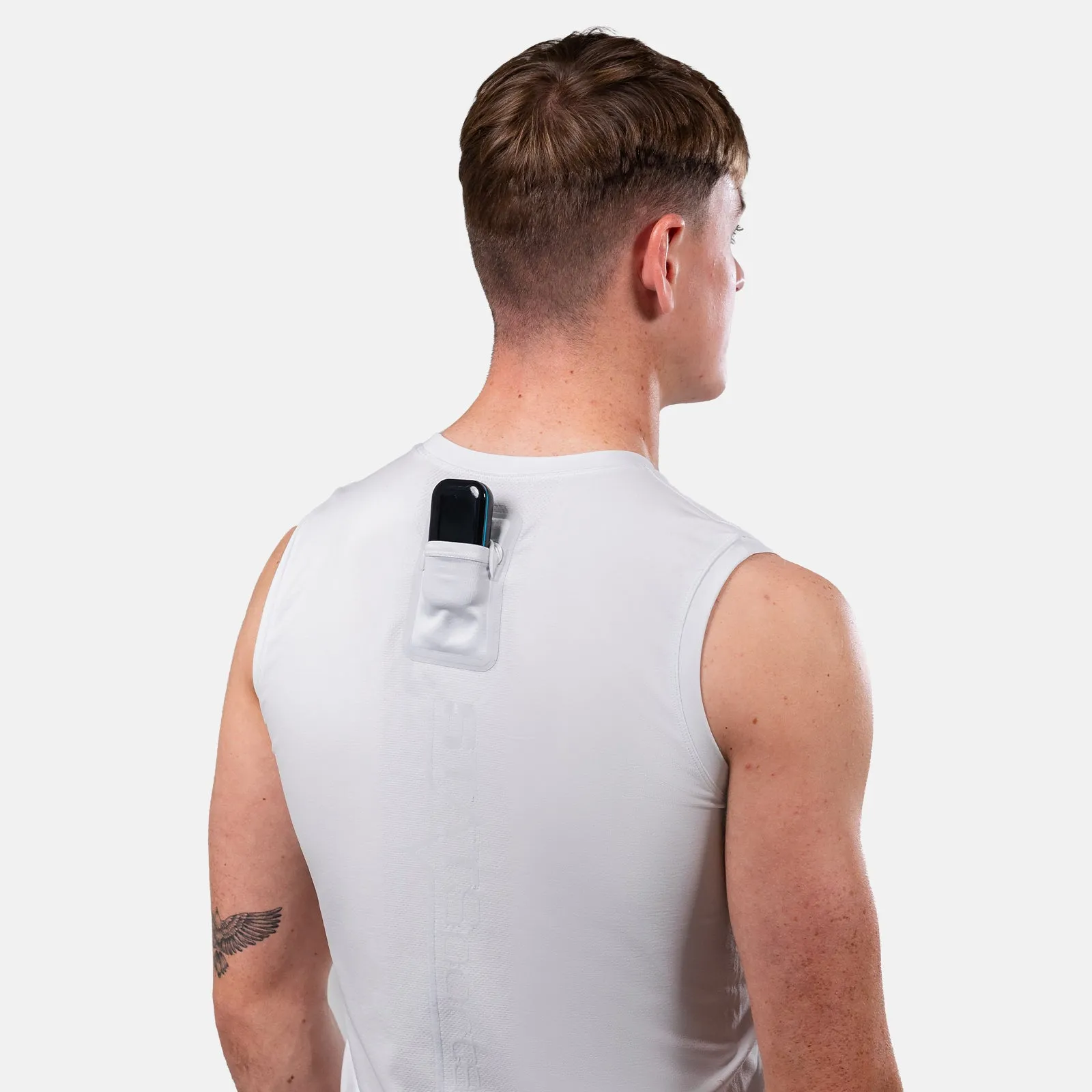 STATSports Performance Sleeveless Baselayer - White