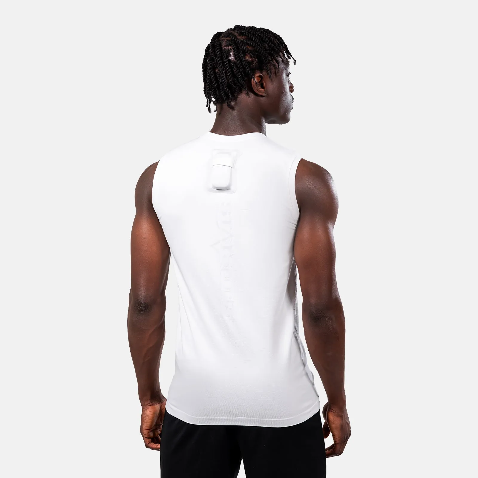 STATSports Performance Sleeveless Baselayer - White