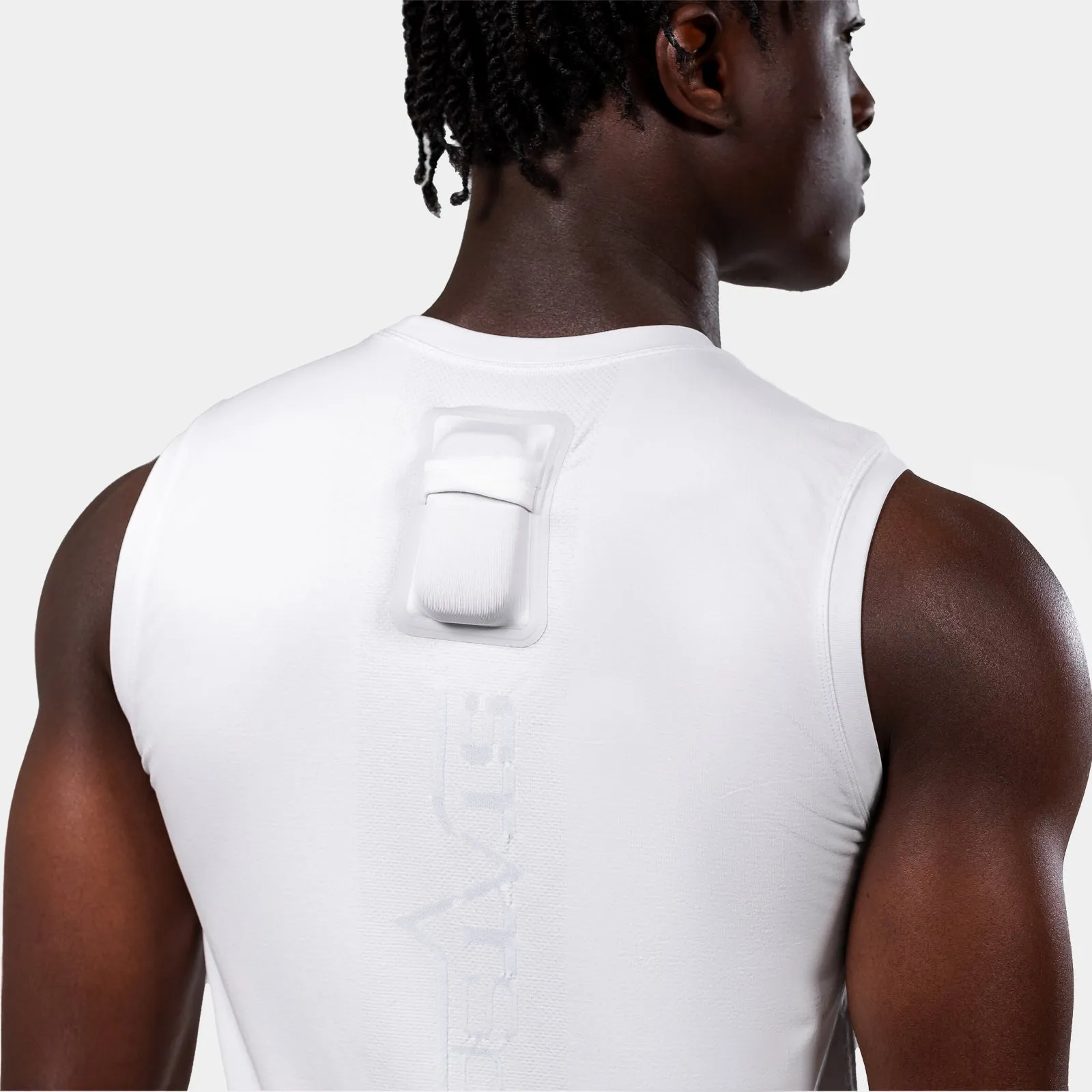 STATSports Performance Sleeveless Baselayer - White