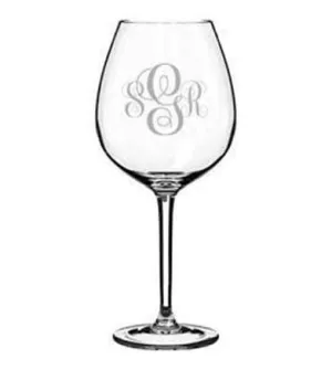 Strahl Engraved Acrylic Wine Glass