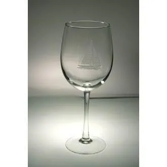 Strahl Engraved Acrylic Wine Glasses- Set of 4