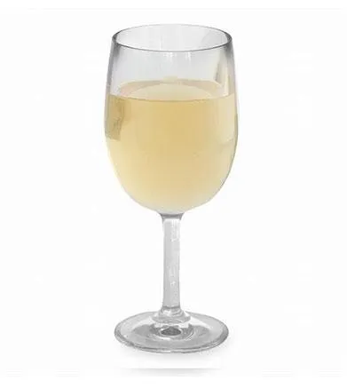 Strahl Engraved Acrylic Wine Glasses- Set of 4