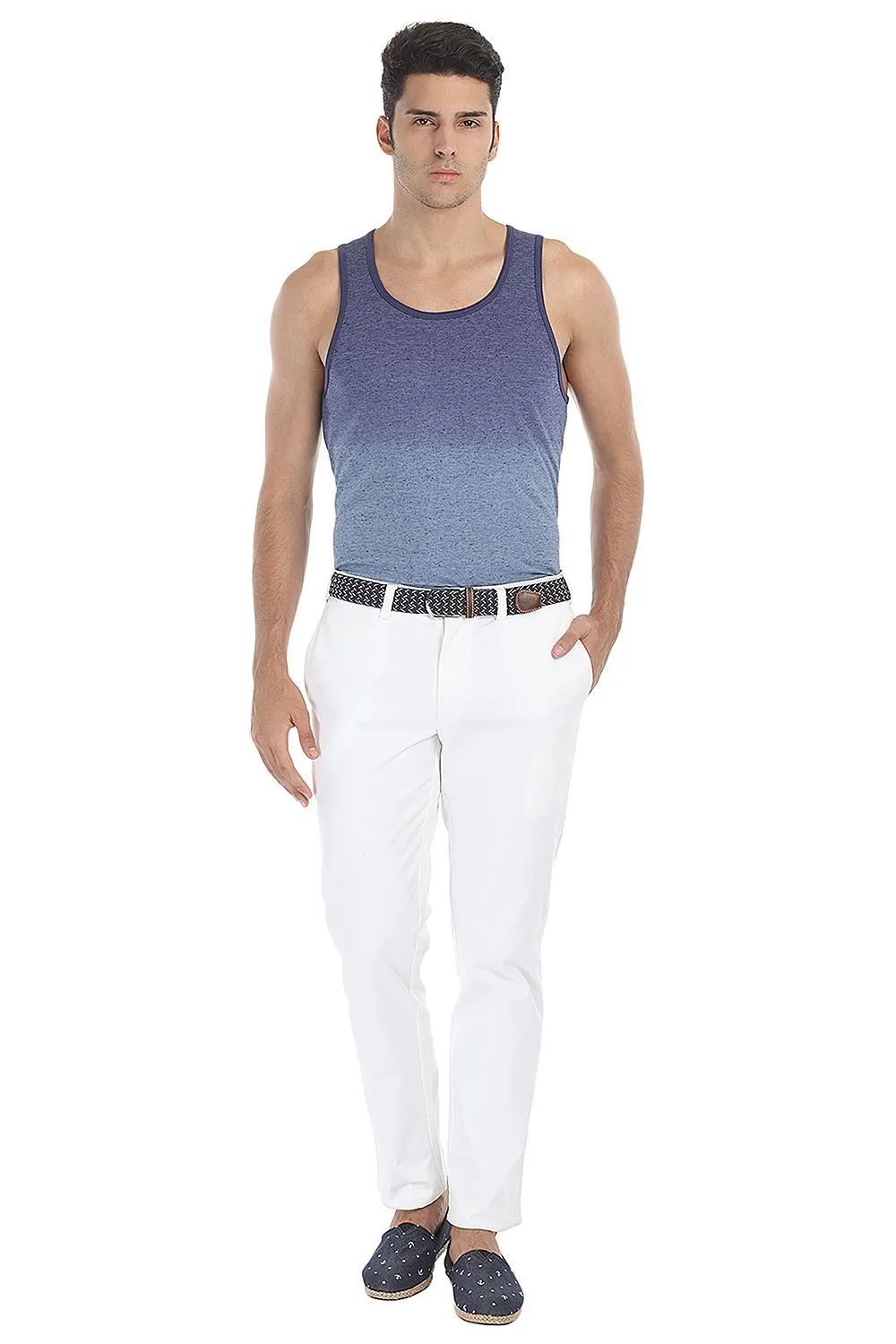 Stretchable Washed Cotton Peach Twill Chino Pants